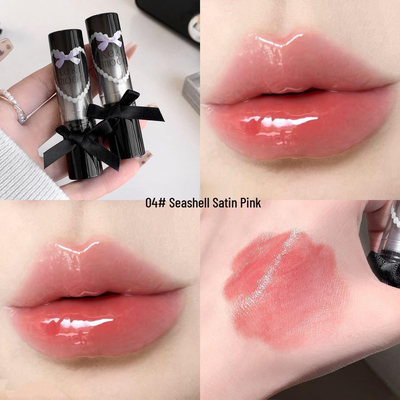 

KeKeMood Honey Dewy Glossy Lip Glaze Jellies - Moisturizing Nude Plump Lipstick 2.7g