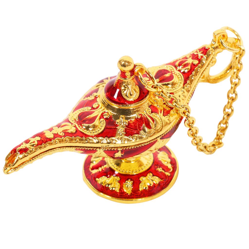 Aladdin-lampan Klassisk Aladdins magiska lampa Dekor Kreativ Legend Önskande ljus Dekor Skrivbords Hantverk Prydnad för Heminredning