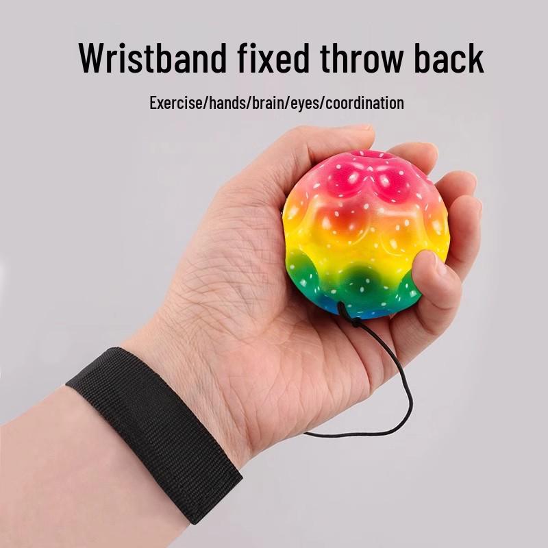 High Elastic PU Bouncy Foam Ball: Children's Stress Relief Toy