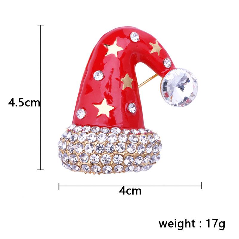 Christmas Brooch Set Santa Snowman Tree Pin Popular In Europe & US | Festive Lapel Pins for Xmas Sweater Decoration Men Women Body Accessories