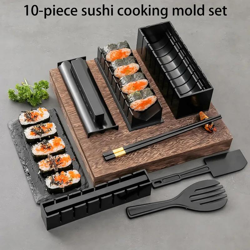 Multifunctional Sushi Maker Kit Complete Sushi Moulds Sushi Making Kit Rice Roll Diy Kitchen Set Suitable For Beginners