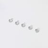 S925 Sterling Silver Iridescent Gradient Heart Charm for DIY Jewelry: Necklaces, Bracelets, and Foot Ornaments.