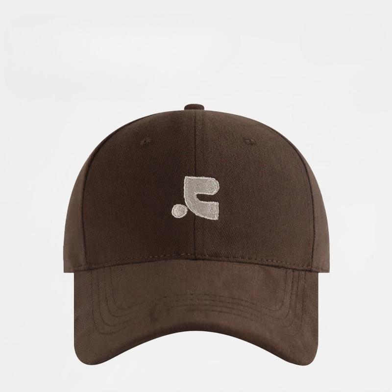 Oversized Letter Embroidered Baseball Cap, Adjustable Big Brim Dad Hat, Casual Sun Hat for Big Head Women Men XL(60-65cm) чёрный