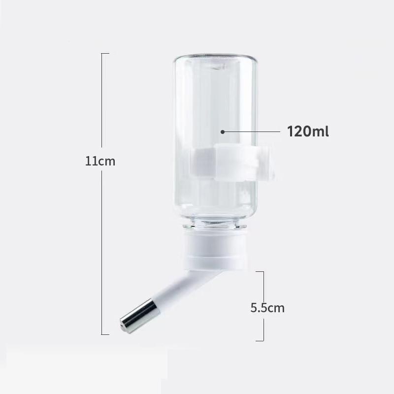 Nepropustná napáječka pro křečky, dávkovač vody, krmítko, závěsná korálová hlava, psy, morče, veverky, králíky, napáječka