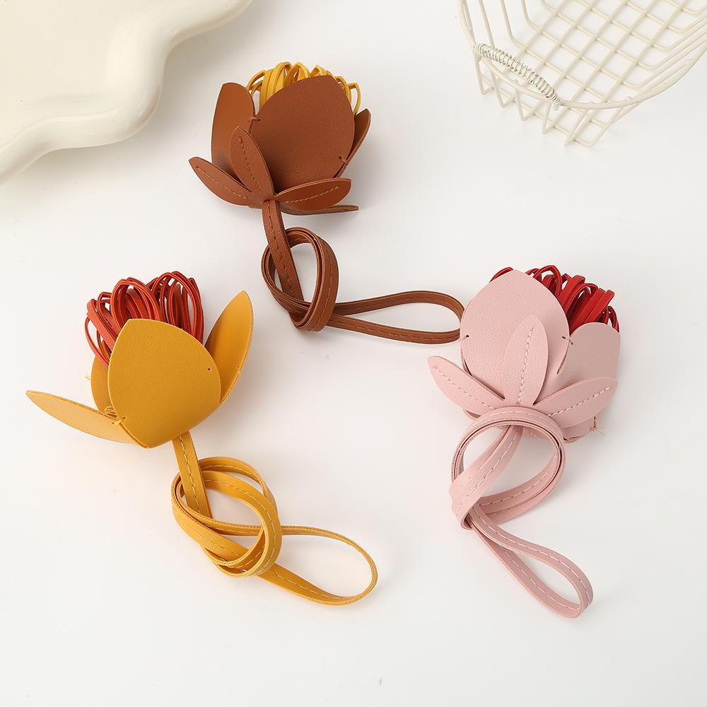 Novel & Unique Handmade Pendant, PU Leather Creative Bag Accessory, Car Rearview Mirror Decoration