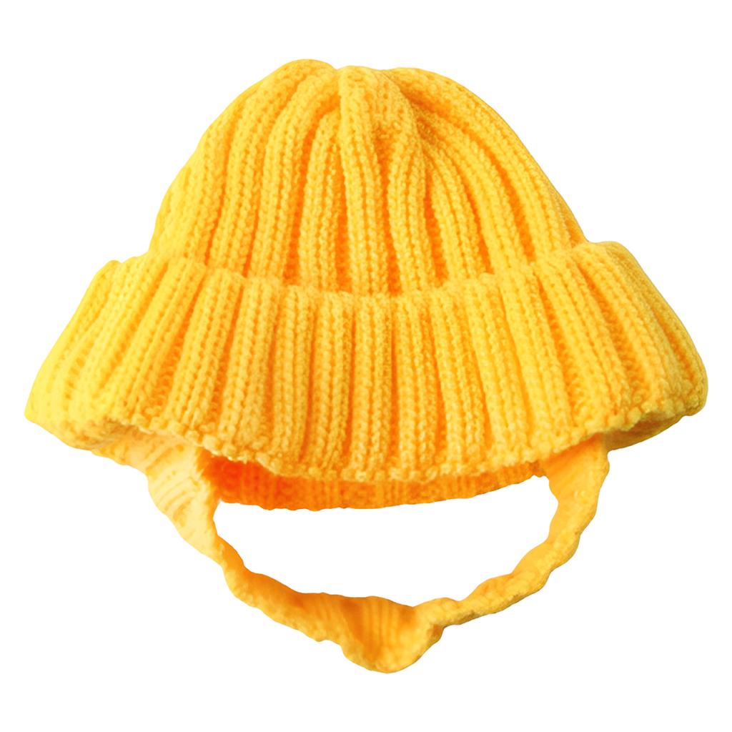 Winter Warmer Dog Hat with Ear Holes Puppy Beanie Cap Elastic Ear-Exposing Headgear Christmas Pet Thermal Accessories