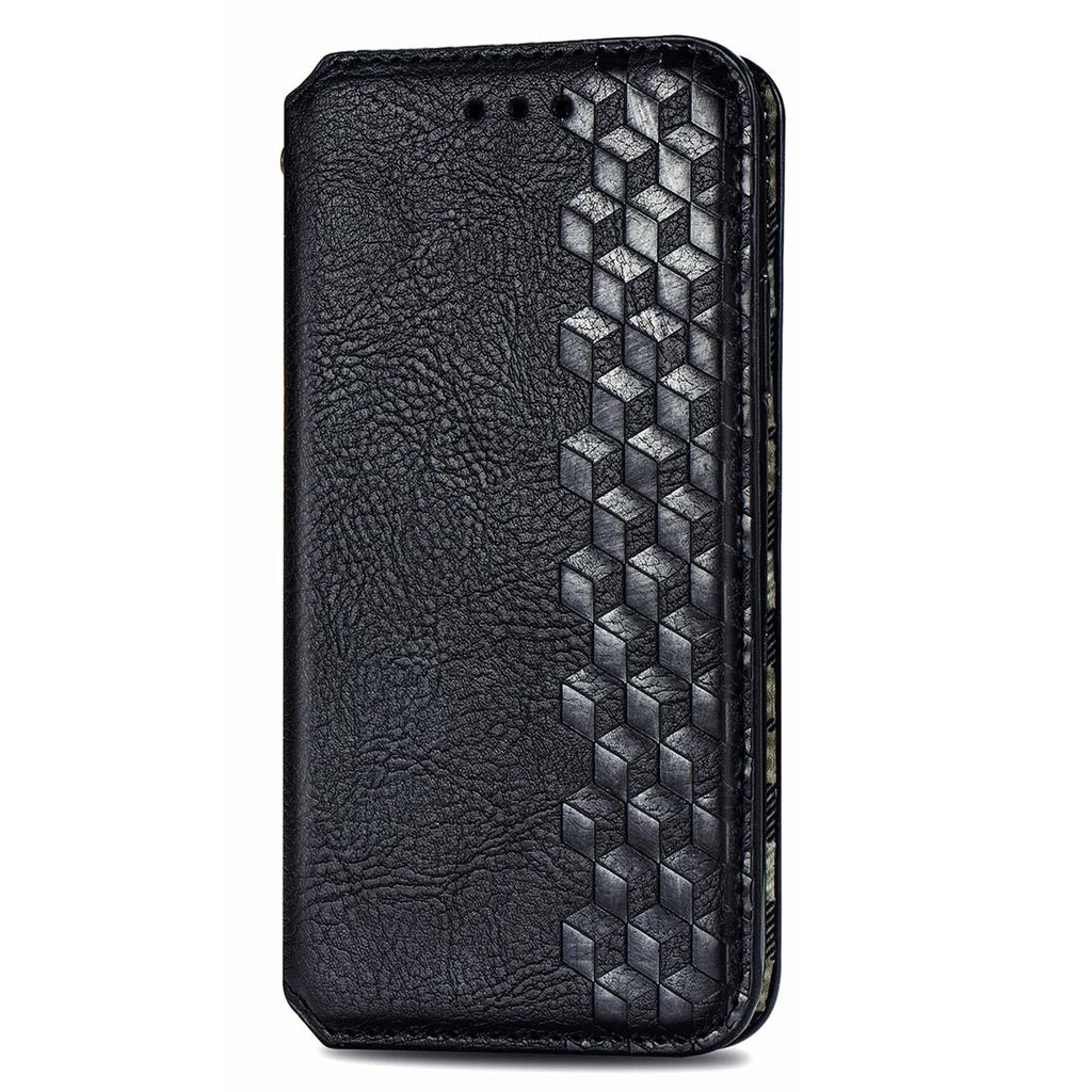 For Infinix Smart 9 4G PU Leather Case Rhombus Imprint Wallet Stand Phone Cover