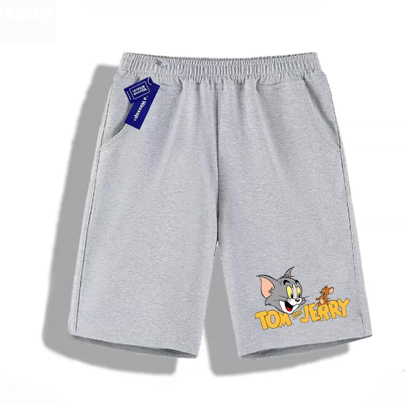 Summer 2026 Boys Girls T-Shirt Tom Jerry Short Sleeve for Boys Girls Children Tops Back To School