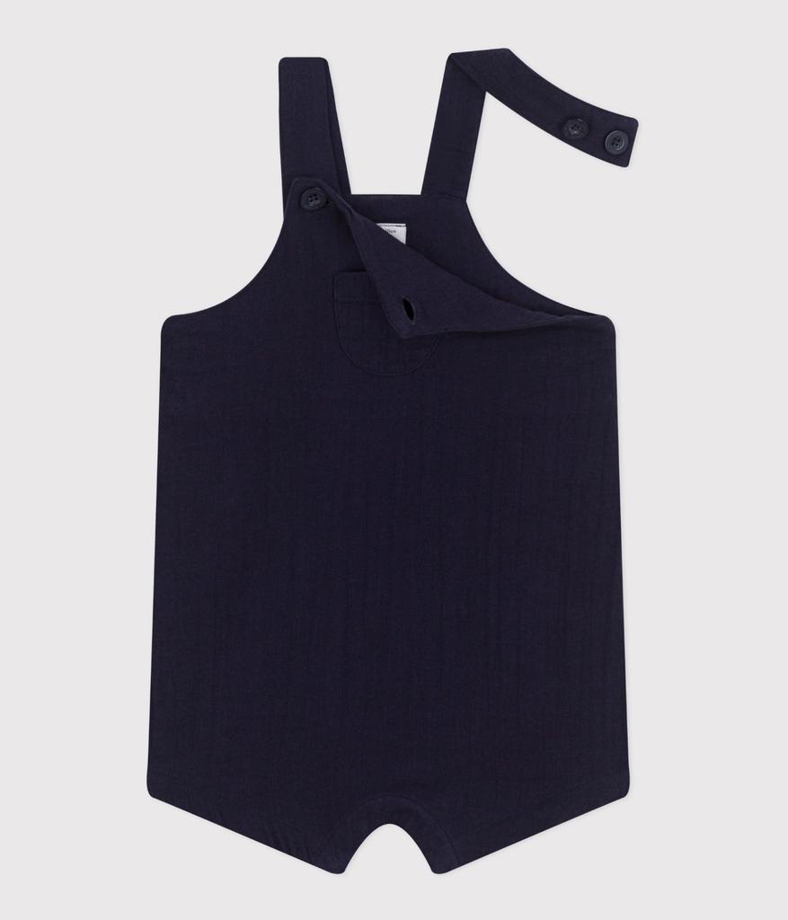 Short Overalls A0CEF Navy 24 Months 86cm [Petit Bateau]