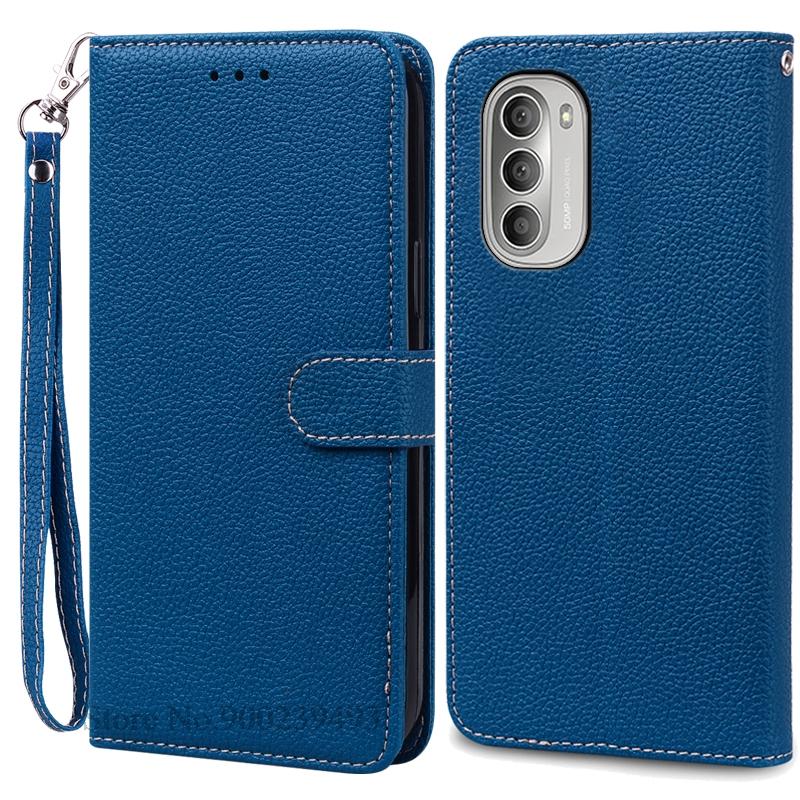 For Motorola G51 5G Deksel Lær Flip Lommebokdeksel For Moto G51 5G Deksel Mykt Silikondeksel For Motorola G51 5G Deksel Fundas