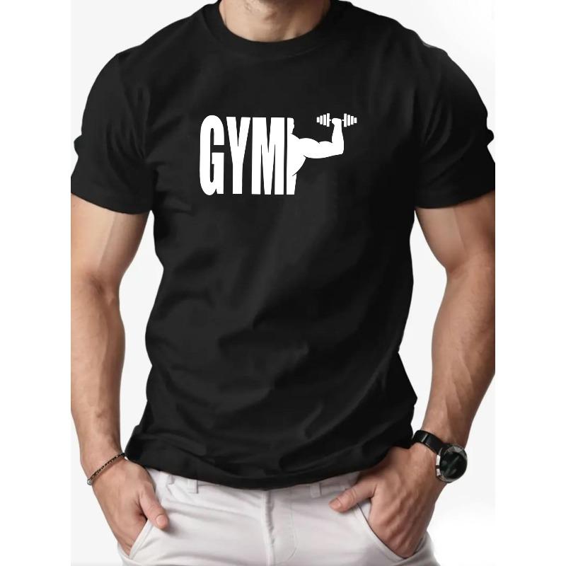 

Men S Pattern Summer Print Casual Crew Neck Short-Sleeve Breathable T-Shirt 4XL чорний