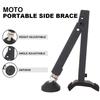 Motorcycle Single Side Paddock Stand Wheel Stand Support Foldable Aluminum Black