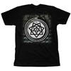 HIM Men's Album Symbols Short Sleeve T-Shirt, Black, X-Large