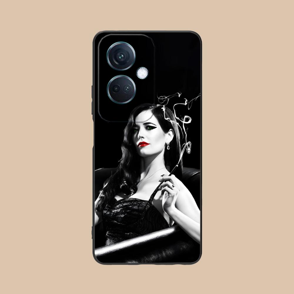 Eva Green Matte TPU Mobile Phone Case for OPPO Reno 14 13 12 11 10 9 8 7 6 5 F T Pro 5G Colorful Printing Cover