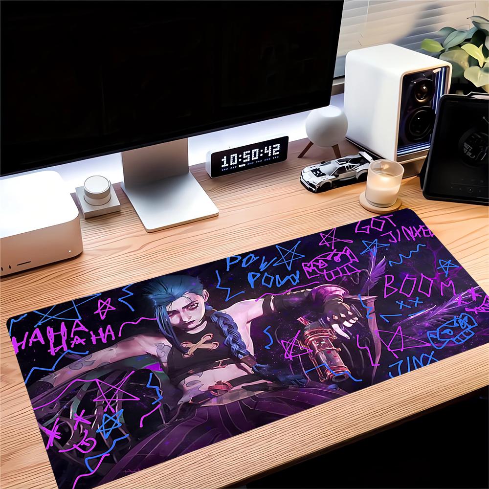 Dark Fantasy Warrior Large Gaming Mouse Pad Nonslip Rubber Base Waterproof Desk Mat For Office Pc Laptop