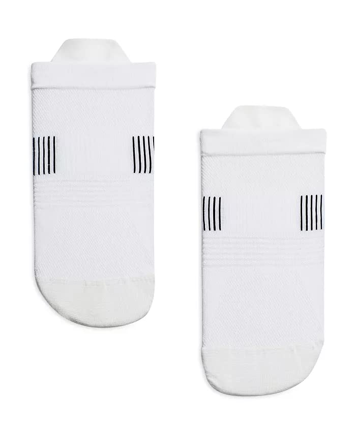 On Ultralight Low White Black Socks, Men's,