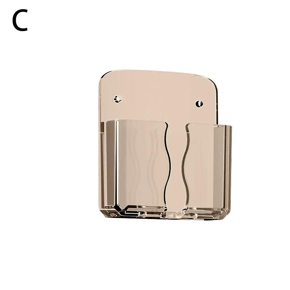 

Настенный держатель для телефона iPhone, подставка для зарядки, ленивый липкий подвесной пульт дистанционного управления, ящик для хранения V9T0