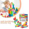 S-JIANG Sponge Foam Blocks Foam Building Blocks Soft Stacking Blocks Foam Padding Blocks Bright Color Building Blocks for Sensory Game Supplies A9I4
