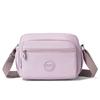 Crossbody Bag Multi-Layer Pocket Shoulder Bag Water-Repellent Nylon Women's Small Square Bag