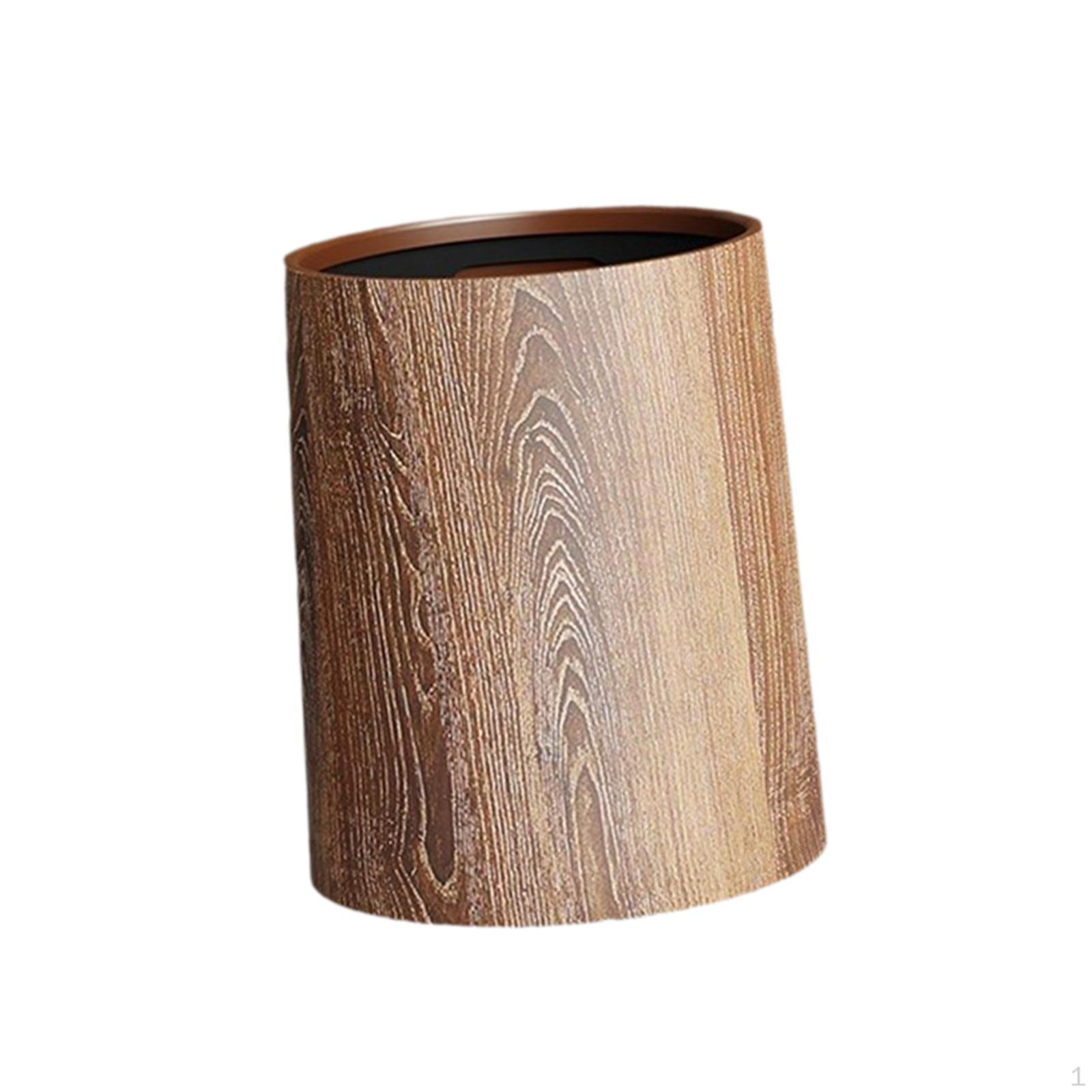 

Корзина для мусора с имитацией дерева для дома, общежития, школы, ресторанов