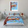 Owls on tree branches. Bedding sets Duvet cover sets Duvet covers Pillowcases(1*Duvet Cover 2*Pillowcases without duvet insert)