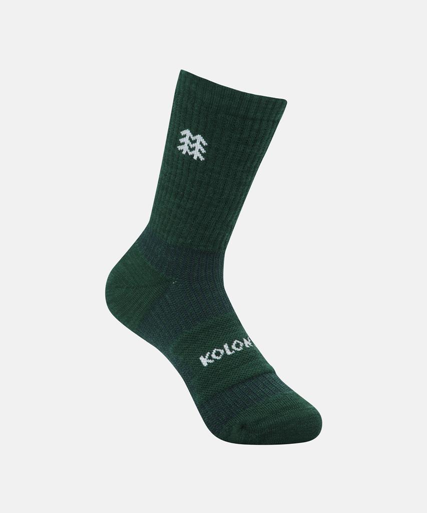 Koolongseupocheu Unisex Hiking Compression Crew Socks Qelax26111Dgr