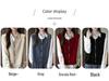 Women's French Retro Knit Vest: Round Neck, Sleeveless Tank Top, Autumn Layering Sweater 2025