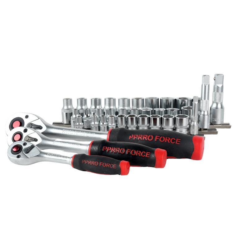 12PCS Plastic Hang Auto Car Repairing 3/8"Socket Wrench Set W/ High Quality Quickly Ratchet Handle