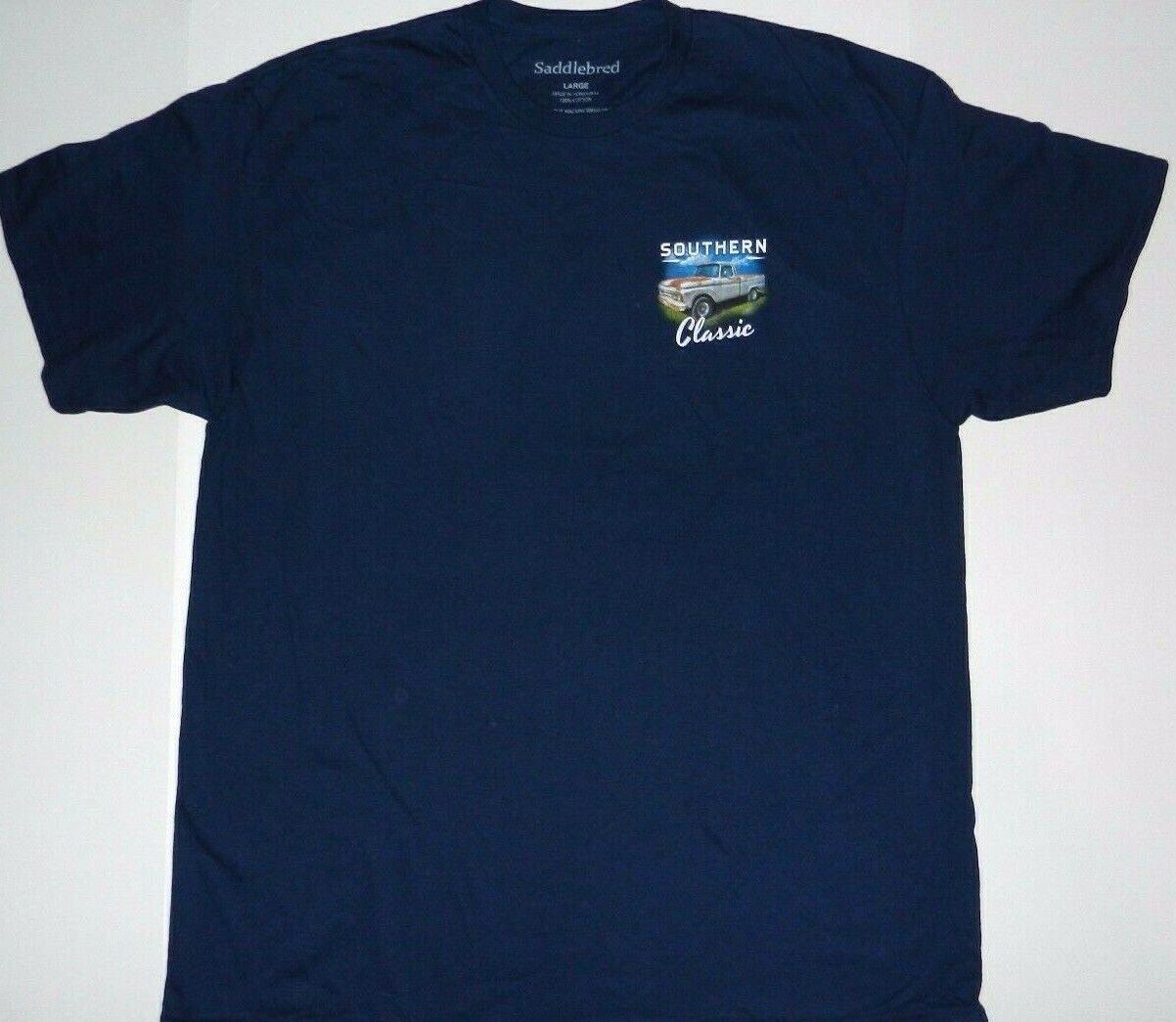 

26 Southern Oldie Graphic Boasting a vintage pickup truck on the back Tee Shirt New Unisex T-Shirt L