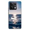 Phone Case - MANIACASE - Xiaomi Redmi Note 13 5G - Silicone TPU - White Nike Logo - Black