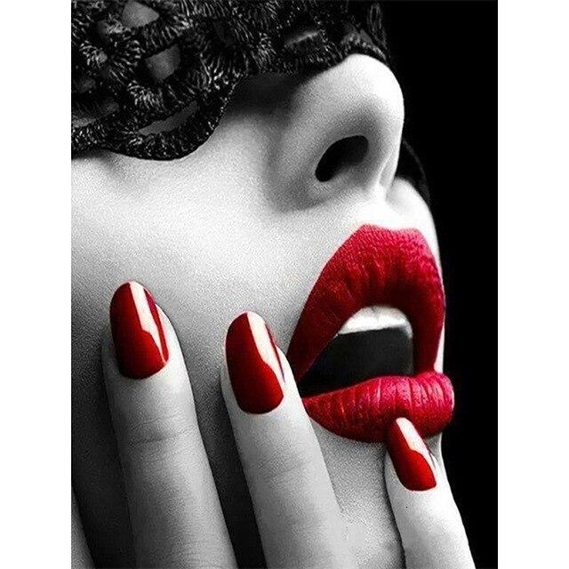 Plný kulatý čtverec Červená růže Diamantová malba 5D květinová diamantová mozaika výšivka Křížkový steh Pryskyřice kamínky Obraz Nástěnné umění