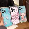 Cartoon Axolotl Cute Transparent Soft Phone Case For IPhone 15 12 14 16 17 13 Plus 11 Pro Max 13 Pro