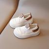 Girls' canvas shoes 2025 spring and autumn new non-slip children's soft-soled kindergarten shoes casual baby girl board shoes