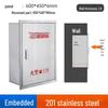 Thickened Stainless Steel Recessed Fire Extinguisher Box