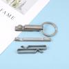 Hiking Titanium Alloy Buckle Ribbon Ending Buckles Belt Clip Quick Draw Keychain Hanging Buckles Key Ring