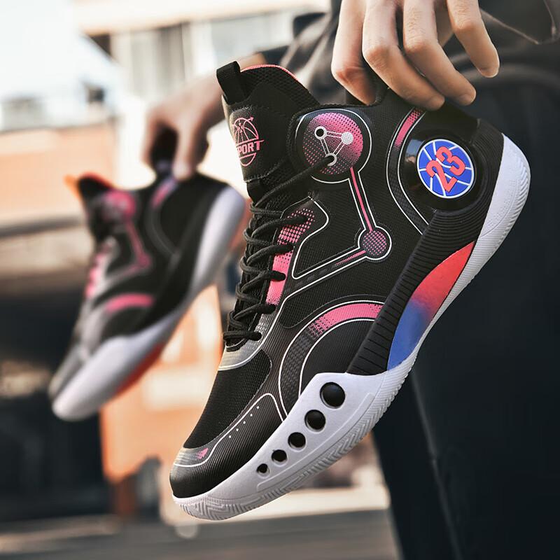 

Баскетбольные кроссовки мужские и женские с низким верхом, фактическая боевая сетчатая поверхность, дышащая, нескользящая, износостойкая, амортизирующая, легкая, с мягкой подошвой 45