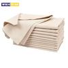 1 Stück Baumwoll-Leinen-Serviette 45cm Serviette Musselin Geschirrtücher Abendessen Retro Mulltuch Hochzeitsparty Rustikale Tischdekoration