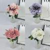 Handheld Flower Ball Decor With Faux Flowers For Living Room And Photography Props