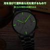 RORIOS Quartz Watch with Date Luminous Christmas Black White C Men's Display, Hands, Lightweight, Multifunctional, Waterproof, Stylish, Popular,