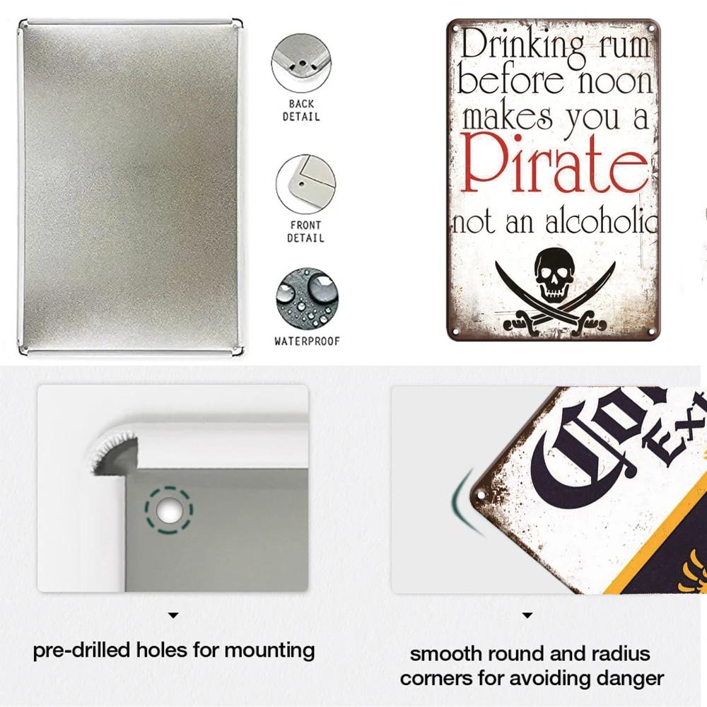 Warning No Farting Slogan Vintage Metal Tin Signs Home Bar Pub Decorative Plates Danger Retro Sign Wall Stickers Art Poster