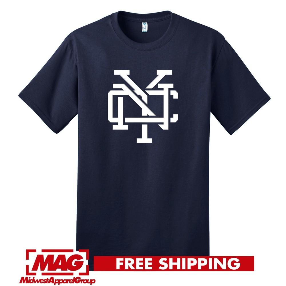 

NYC STENCIL NAVY T-SHIRT New York City Yankees Mets Giants Shirt Tee NY Jets NY Unisex T-Shirt S