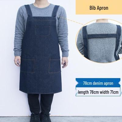 Heavy-Duty Denim Canvas Work Apron