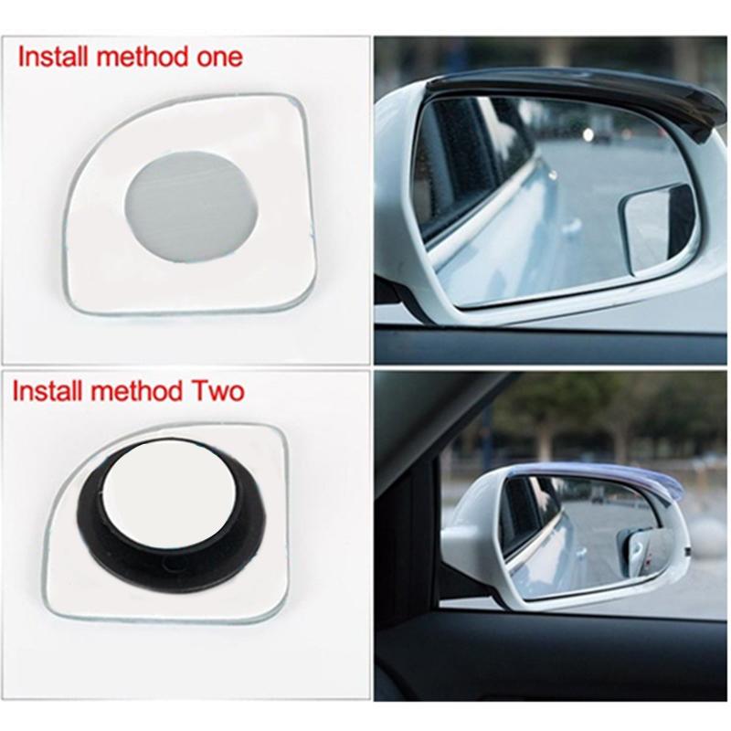 Blind Spot Detection Adjustable 360-degree Adjustable Durable Car Accessories Parking Aid Anti-glare Frameless Hd Glass Hd Glass