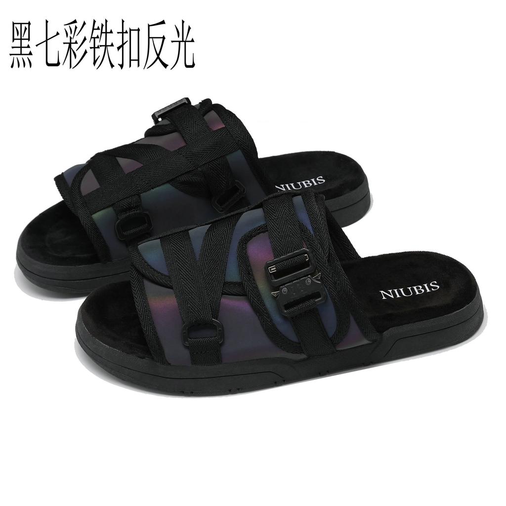 Fashion New Style Men's Casual Canvas Slippers Summer Outdoor Couples Beach Flip Flops Men Shoes