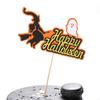 8Pcs Eerie Witches Spirit Bat Spiders Paper Cake Inserts Safe For Halloweens Themed Dessert Cup Cake Decorations