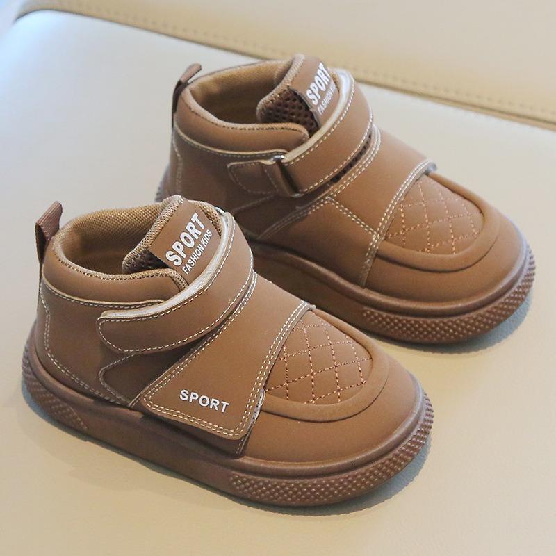 Children’s Sneakers, Spring Style, Boys’ Casual Skate Shoes, High-Top Girls’ Chunky Shoes, Soft-Soled Baby Flats
