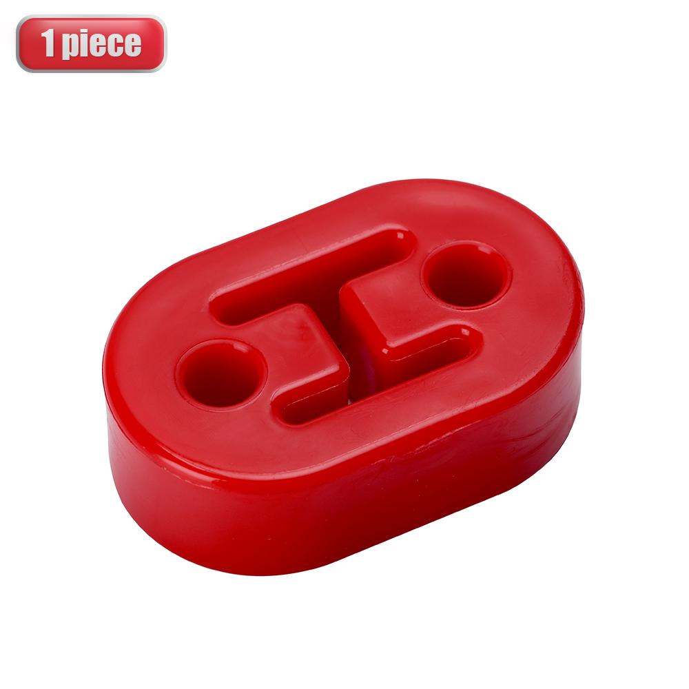 12MM 2 holes rubber Exhaust/Muffler SHORT HANGERS universal Muffler Hangers DJ-01 1 piece red