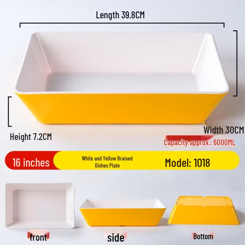 Melamine Commercial Food Display Tray