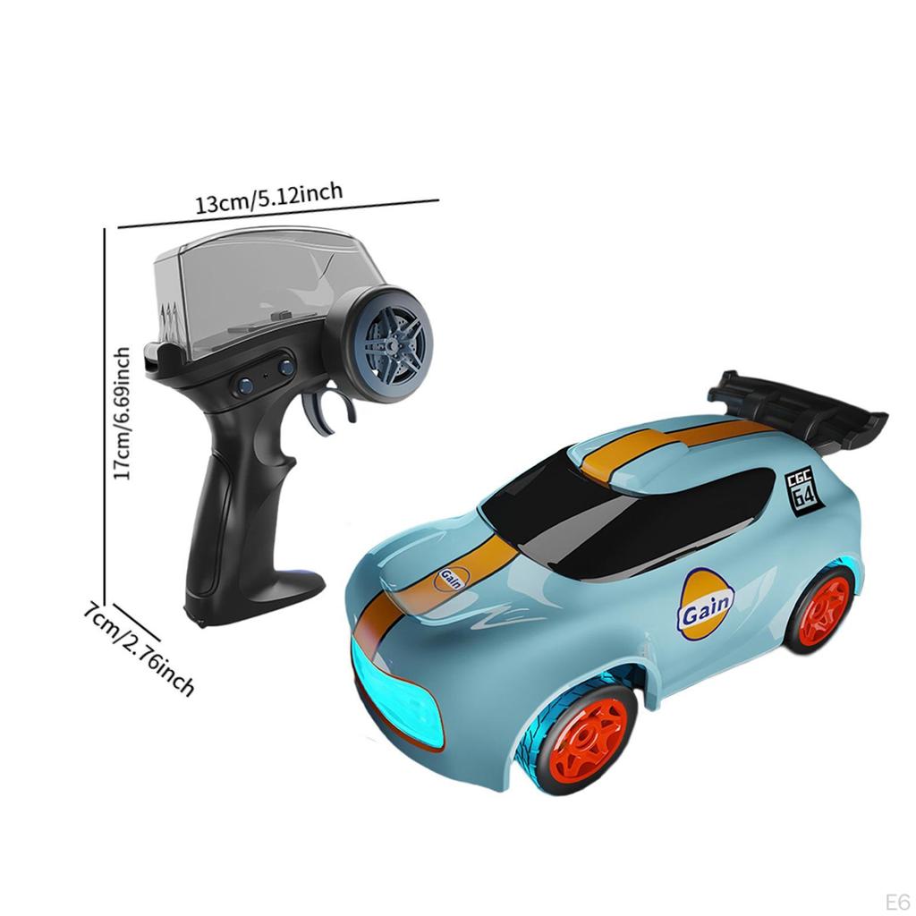 1/64 RC Drift Model Car High Speed Vehicle Sport Toy for Age 6 7 8+