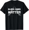 Black Lines Matter Car Burnout Skids Funny Car Enthusiast Gift Unisex Kids Boys T-Shirt